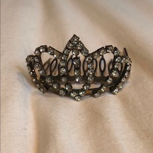 Costume Crystal Crown Hair Clip